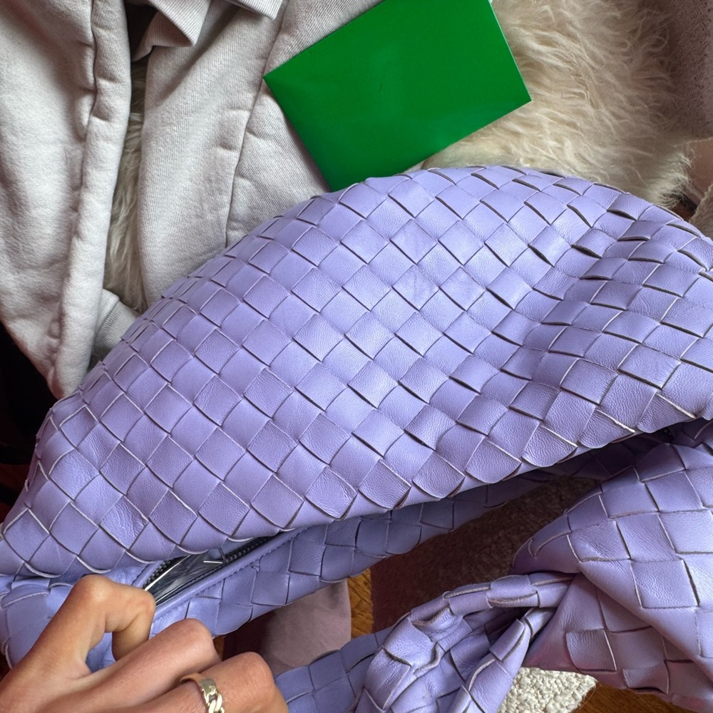 Woven Lavender Handbag